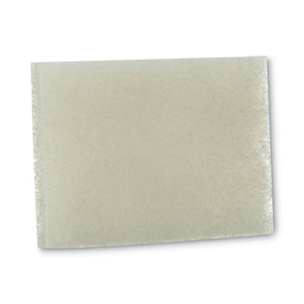 Light Duty Scrubbing Pad 9030, 3.5 X 5, White, 40/Carton