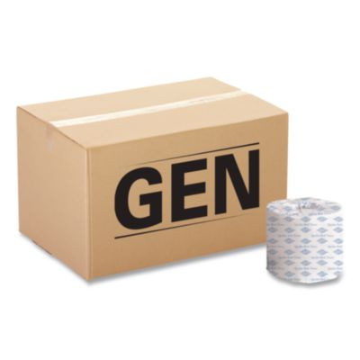 Standard Bath Tissue, Wrapped, Septic Safe, 2-Ply, White, 300 Sheets/Roll, 96 Rolls/Carton