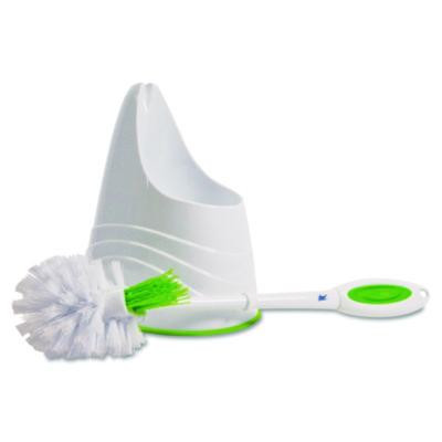 Bowl And Brush Caddy, 12.5" Handle, Green