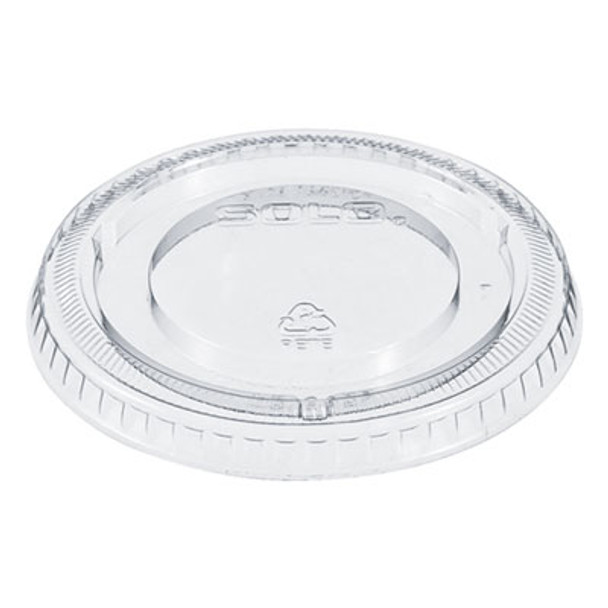 Non-Vented Cup Lids, Fits 12 Oz Cold Cups, Plastic, Clear, 2,500/Carton