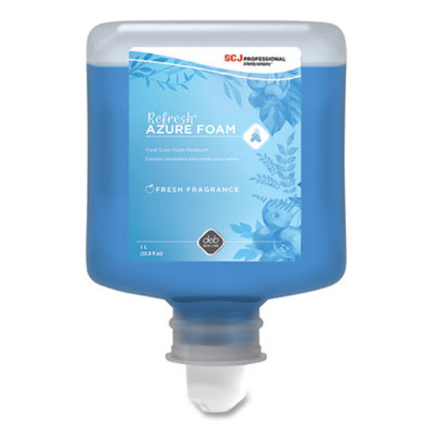 Refresh Foaming Hand Soap Manual Cartridge Refill, Fresh Apple Scent, 1 L, 6/Carton