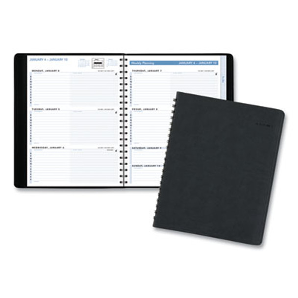The Action Planner Weekly Appointment Book, 11 x 8, Black Cover, 12-Month (Jan To Dec): 2026