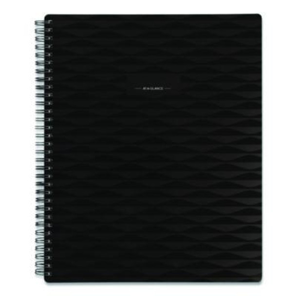 Elevation Academic Weekly/Monthly Planner, 11 x 8.5, Black Cover, 12-Month (July To June): 2024 To 2025