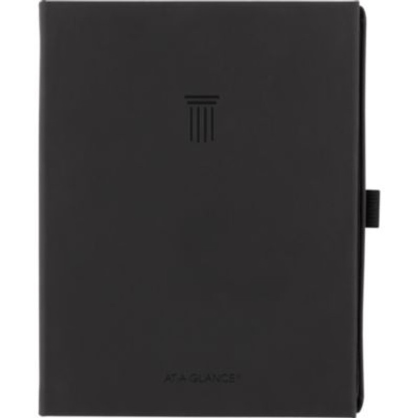 Foundation Undated Weekly/Monthly Planner, 8.5" x 6.75", Black Cover, 12-Month: Undated