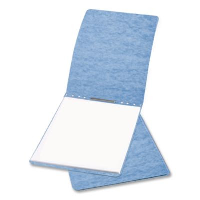 Presstex Report Cover With Tyvek Reinforced Hinge, Top Bound, Two-Piece Prong Fastener, 2" Capacity, 8.5 x 11, Light Blue
