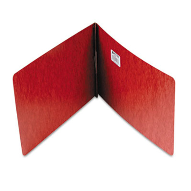 Pressboard Report Cover With Tyvek Reinforced Hinge, Two-Piece Prong Fastener, 2" Capacity, 8.5 X 14, Red/Red