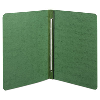 Presstex Report Cover With Tyvek Reinforced Hinge, Side Bound, 2-Piece Prong Fastener, 8.5 X 11, 3" Capacity, Dark Green