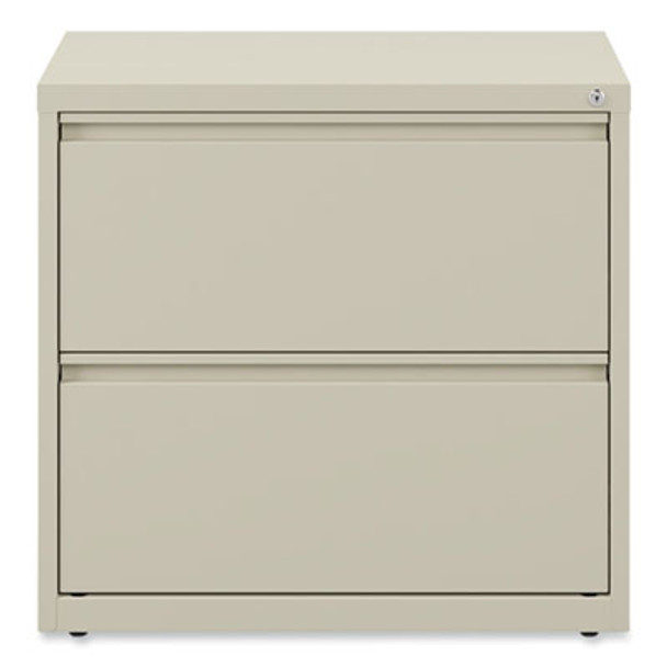 Lateral File, 2 Legal/Letter-Size File Drawers, Putty, 30" x 18.63" x 28"