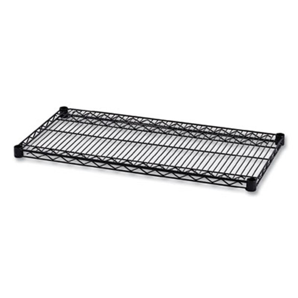 Industrial Wire Shelving Extra Wire Shelves, 36w X 18d, Black, 2 Shelves/Carton