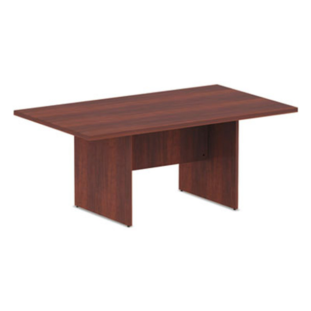 Alera Valencia Series Conference Table, Rectangular, 70.88w x 41.38d x 29.5h, Medium Cherry