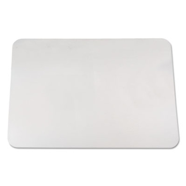 Krystalview Desk Pad With Antimicrobial Protection, Glossy Finish, 22" x 17", Clear