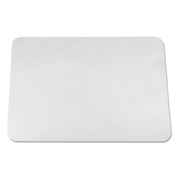 Krystalview Desk Pad With Antimicrobial Protection, Glossy Finish, 38" x 24", Clear