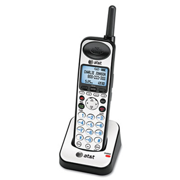 Synj 4-Line Cordless Expansion Handset, Silver/Black