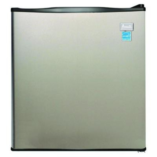 1.7 Cu. Ft. All Refrigerator, Stainless Steel/Black