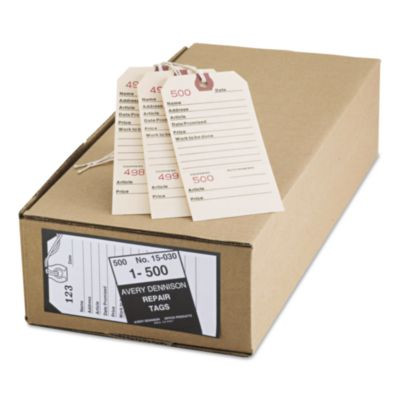 Repair Tags, 5.25 x 2.63, Manila, 500/Box