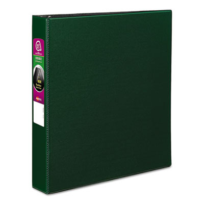 Durable Non-View Binder With Durahinge And Slant Rings, 3 Rings, 1.5" Capacity, 11 X 8.5, Green