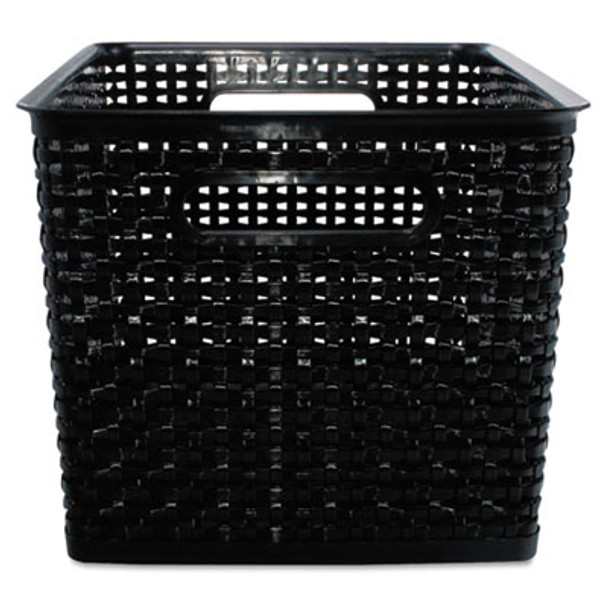 Weave Bins, 13.88 X 10.5 X 8.75, Black, 2/Pack