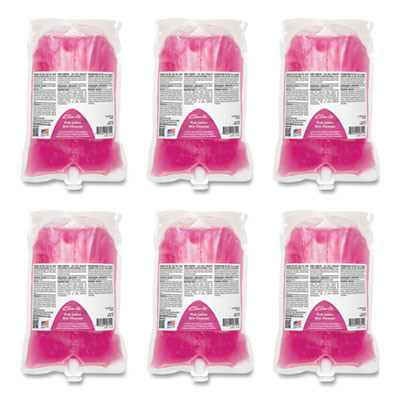Pink Lotion Skin Cleanser Refill, Clean Bouquet Scent, 1,000 Ml, 6/Carton