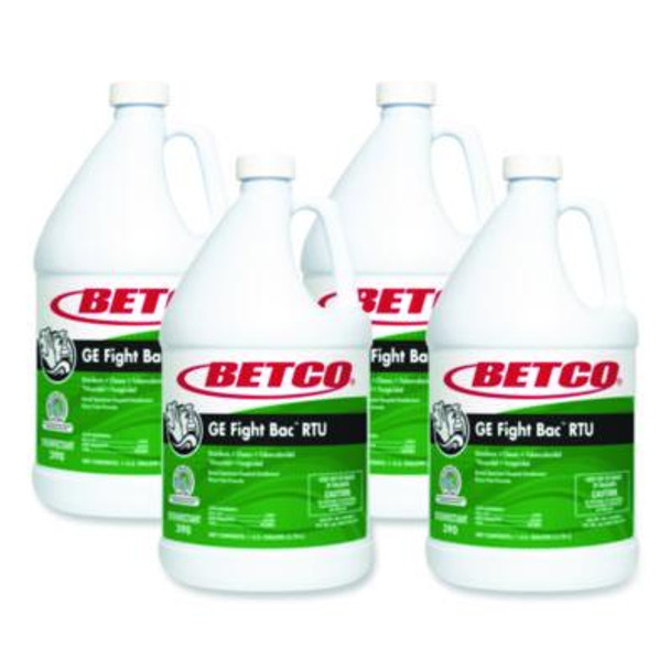 Ge Fight Bac Rtu Disinfectant, Fresh Scent, 1 Gal Bottle, 4/Carton