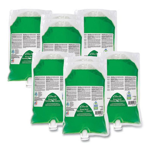 Green Earth Foaming Skin Cleanser Refill, Fresh Meadow Scent, 1,000 Ml, 6/Carton