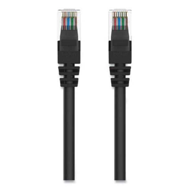 Cat6 Utp Computer Patch Cable, 10 Ft, Black