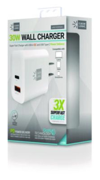 Wall Charger, 30 W, White