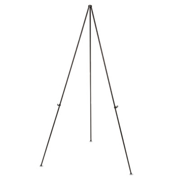 Lightweight Instant Easel, 61.5" Tall, Metal, Black