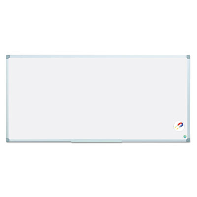 Earth Gold Ultra Magnetic Dry Erase Boards, 96" x 48", White Surface, Satin Aluminum Frame