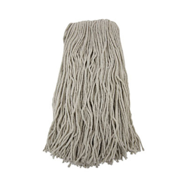 Cut-End Wet Mop Head, Cotton, No. 32, White