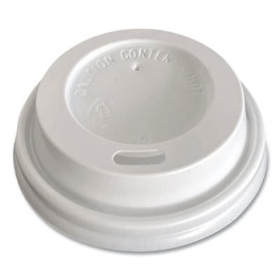 Hot Cup Lids, Fits 4 Oz Hot Cups, Plastic, White, 1,000/Carton
