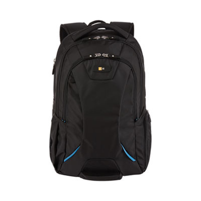 Checkpoint Friendly Backpack, Fits Devices Up To 15.6", Polyester, 2.76 x 13.39 x 19.69, Black