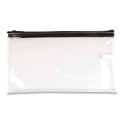 Multipurpose Zipper Bag, Polyvinyl Chloride (Pvc), 11" x 6", Clear