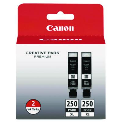 6432b004 (Pgi-250Xl) Chromalife100+ High-Yield Ink, 500 Page-Yield, Black, 2/Pack