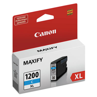 9196b001 (Pgi-1200Xl) High-Yield Ink, 1,020 Page-Yield, Cyan