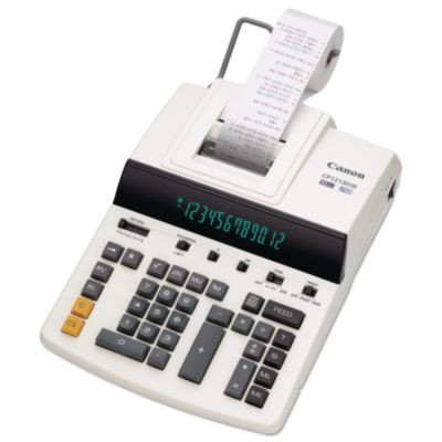 Cp1213Diii 12-Digit Heavy-Duty Commercial Desktop Printing Calculator, Black/Red Print, 4.8 Lines/Sec