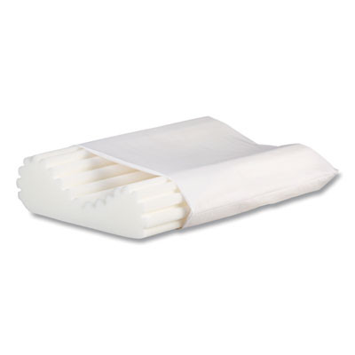Econo-Wave Pillow, Standard, 22 X 5 X 15, White