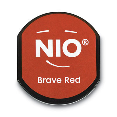 Ink Pad For Nio Stamp With Voucher, 2.75" x 2.75", Brave Red