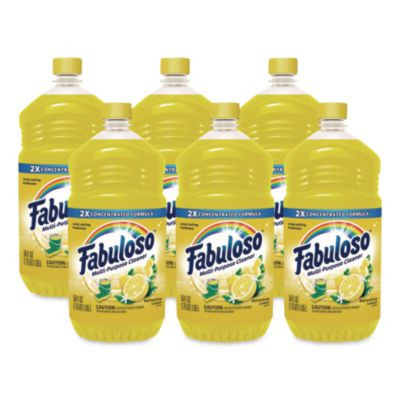 Multi-Use Cleaner, Refreshing Lemon Scent, 56 Oz Bottle, 6/Carton