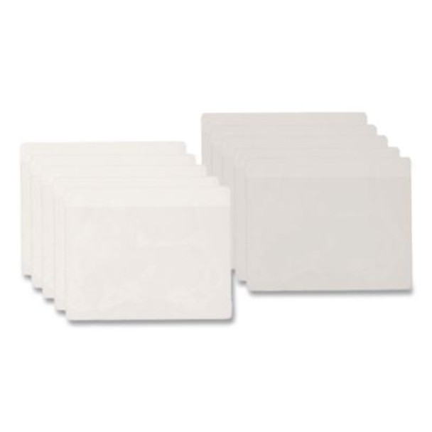 Hold It Poly Business Card Pocket, Top Load, 3.75 x 2.38, Clear, 10/Pack