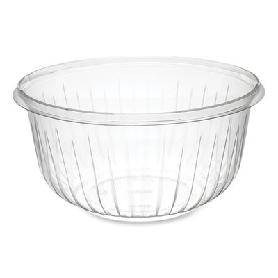 Presentabowls Clear Bowls, 48 Oz, Plastic, 63/Bag, 252/Carton