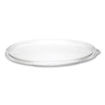 Presentabowls Clear Flat Lids, 7.2" Diameter x 0.4" h, Plastic, 252/Carton
