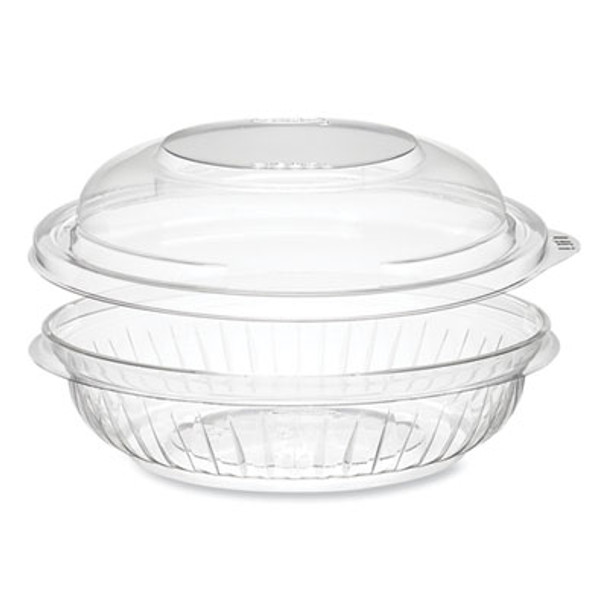 Presentabowls Bowl/Lid Combo-Paks, 8 Oz, Clear, Plastic, 63/Pack, 4 Pack/Carton
