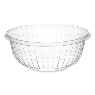 Presentabowls Clear Bowls, 32 Oz, Plastic, 63/Bag, 4 Bags/Carton, 252 Bowls/Carton