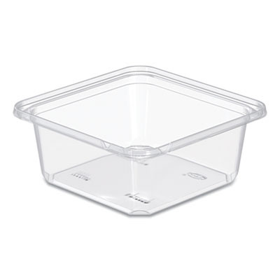Tamperguard Snack Boxes, 32 Oz, 6.3 x 6.3 x 2.6, Clear, Plastic, 300/Carton