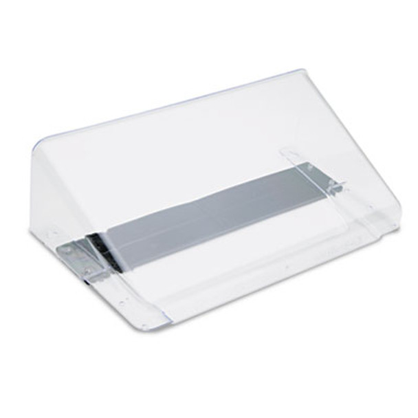 Magnetic Docupocket Wall File, Letter Size, 13" x 4" x 7", Clear