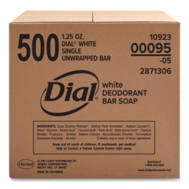 Antibacterial Deodorant Bar Soap, Floral Scent, 1.5 Oz, 500/Carton