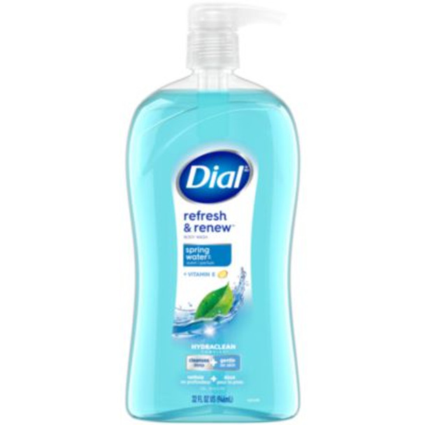 Body Wash, Spring Water Scent, 32 Oz, 4/Carton