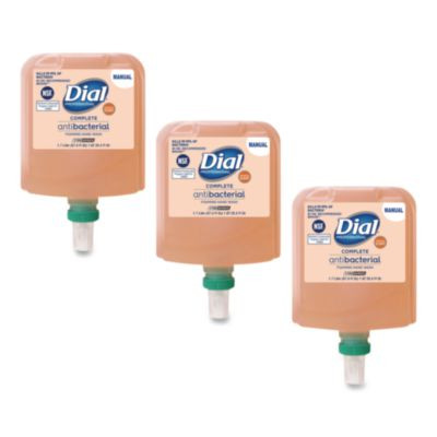 Antibacterial Foaming Hand Wash Refill For 1700 V Dispenser, Original Scent, 1.7 L, 3/Carton