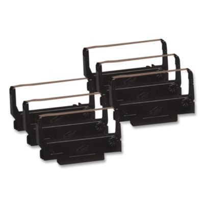 E2117 Compatible Ribbon, Black/Red, 6/Box