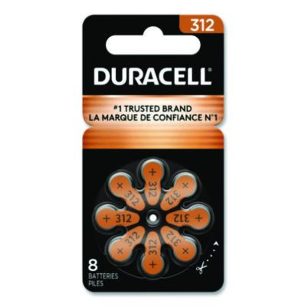 Hearing Aid Battery, #312, 8/Pack